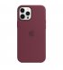 Чехол Apple iPhone 12 Pro Max Silicone Case with MagSafe Plum (MHLA3)
