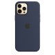Чехол Apple iPhone 12 Pro Max Silicone Case with MagSafe Deep Navy (MHLD3)