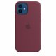 Чехол Apple iPhone 12/12 Pro Silicone Case with MagSafe Plum (MHL23)