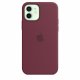 Чехол Apple iPhone 12/12 Pro Silicone Case with MagSafe Plum (MHL23)