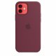 Чехол Apple iPhone 12/12 Pro Silicone Case with MagSafe Plum (MHL23)
