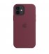 Чехол Apple iPhone 12/12 Pro Silicone Case with MagSafe Plum (MHL23)