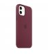 Чехол Apple iPhone 12/12 Pro Silicone Case with MagSafe Plum (MHL23)