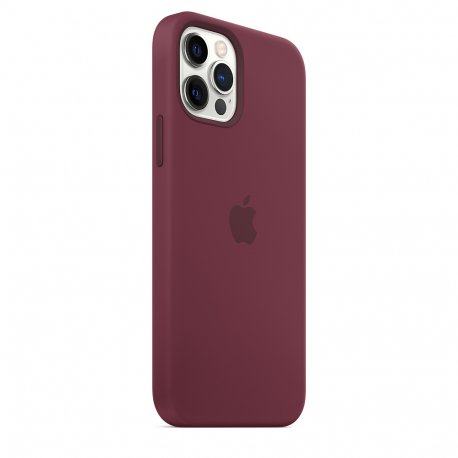 Чехол Apple iPhone 12/12 Pro Silicone Case with MagSafe Plum (MHL23)