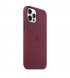 Чехол Apple iPhone 12/12 Pro Silicone Case with MagSafe Plum (MHL23)