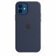 Чехол Apple iPhone 12/12 Pro Silicone Case with MagSafe Deep Navy (MHL43)