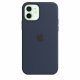 Чехол Apple iPhone 12/12 Pro Silicone Case with MagSafe Deep Navy (MHL43)