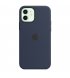 Чехол Apple iPhone 12/12 Pro Silicone Case with MagSafe Deep Navy (MHL43)