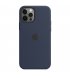 Чехол Apple iPhone 12/12 Pro Silicone Case with MagSafe Deep Navy (MHL43)