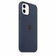 Чехол Apple iPhone 12/12 Pro Silicone Case with MagSafe Deep Navy (MHL43)