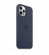 Чехол Apple iPhone 12/12 Pro Silicone Case with MagSafe Deep Navy (MHL43)