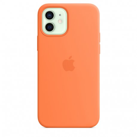 Чехол Apple iPhone 12/12 Pro Silicone Case with MagSafe Kumquat (MHKY3)