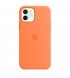 Чехол Apple iPhone 12/12 Pro Silicone Case with MagSafe Kumquat (MHKY3)