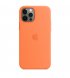 Чехол Apple iPhone 12/12 Pro Silicone Case with MagSafe Kumquat (MHKY3)