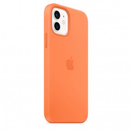 Чехол Apple iPhone 12/12 Pro Silicone Case with MagSafe Kumquat (MHKY3)