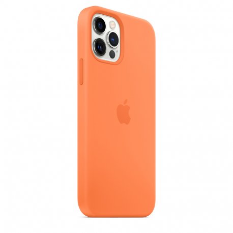 Чехол Apple iPhone 12/12 Pro Silicone Case with MagSafe Kumquat (MHKY3)