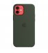 Чехол Apple iPhone 12/12 Pro Silicone Case with MagSafe Cyprus Green (MHL33)