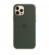 Чехол Apple iPhone 12/12 Pro Silicone Case with MagSafe Cyprus Green (MHL33)