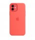 Чехол Apple iPhone 12/12 Pro Silicone Case with MagSafe Pink Citrus (MHL03)