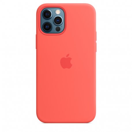 Чехол Apple iPhone 12/12 Pro Silicone Case with MagSafe Pink Citrus (MHL03)