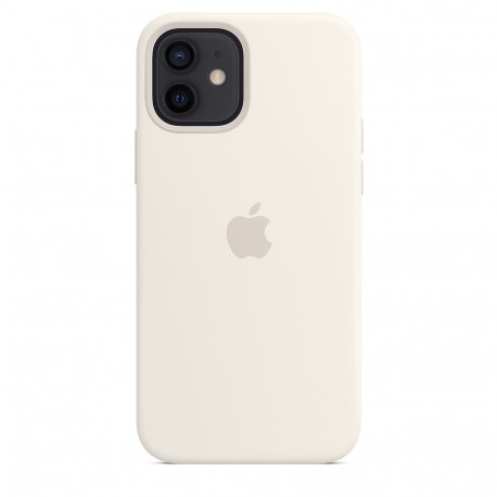 Чехол Apple iPhone 12/12 Pro Silicone Case with MagSafe White (MHL53)