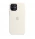 Чехол Apple iPhone 12/12 Pro Silicone Case with MagSafe White (MHL53)