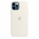 Чехол Apple iPhone 12/12 Pro Silicone Case with MagSafe White (MHL53)
