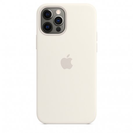 Чехол Apple iPhone 12/12 Pro Silicone Case with MagSafe White (MHL53)