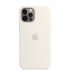 Чехол Apple iPhone 12/12 Pro Silicone Case with MagSafe White (MHL53)