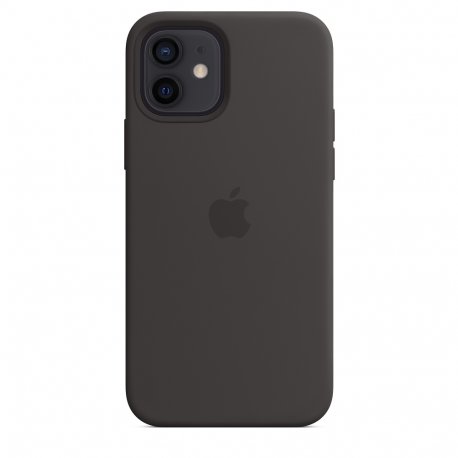 Чехол Apple iPhone 12/12 Pro Silicone Case with MagSafe Black (MHL73)