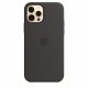 Чехол Apple iPhone 12/12 Pro Silicone Case with MagSafe Black (MHL73)