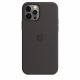 Чехол Apple iPhone 12/12 Pro Silicone Case with MagSafe Black (MHL73)