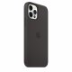 Чехол Apple iPhone 12/12 Pro Silicone Case with MagSafe Black (MHL73)