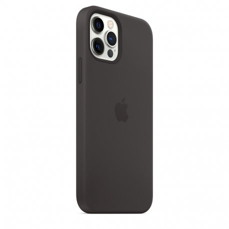 Чехол Apple iPhone 12/12 Pro Silicone Case with MagSafe Black (MHL73)