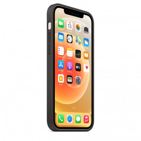 Чехол Apple iPhone 12/12 Pro Silicone Case with MagSafe Black (MHL73)