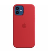 Чехол Apple iPhone 12/12 Pro Silicone Case with MagSafe (Product) Red (MHL63)