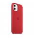 Чехол Apple iPhone 12/12 Pro Silicone Case with MagSafe (Product) Red (MHL63)