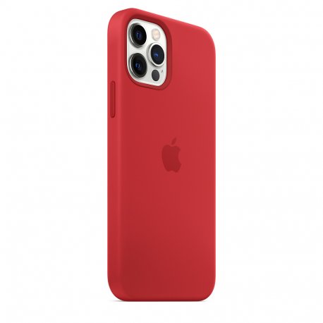 Чехол Apple iPhone 12/12 Pro Silicone Case with MagSafe (Product) Red (MHL63)