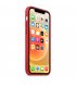 Чехол Apple iPhone 12/12 Pro Silicone Case with MagSafe (Product) Red (MHL63)