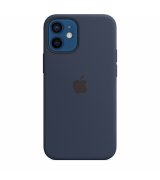 Чехол Apple iPhone 12 Mini Silicone Case with MagSafe Deep Navy (MHKU3)
