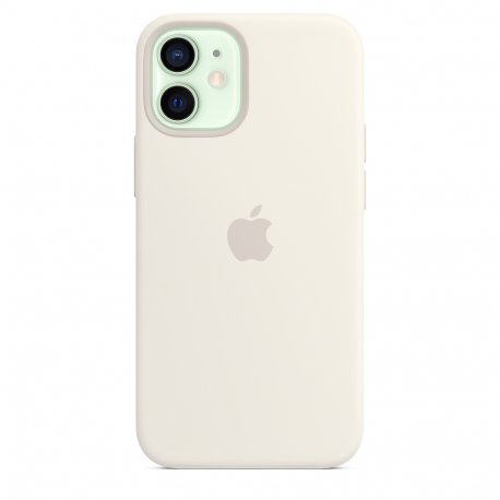 Чехол Apple iPhone 12 Mini Silicone Case with MagSafe White (MHKV3)