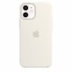 Чехол Apple iPhone 12 Mini Silicone Case with MagSafe White (MHKV3)