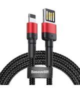 Кабель Baseus Cafule Lightning Special Edition 2.4A (1m) Black/Red (CALKLF-G91)