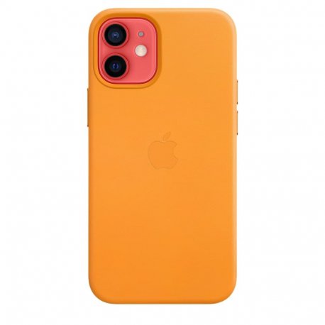 Чехол Apple iPhone 12 Mini Leather Case with MagSafe Baltic Blue (MHK83)