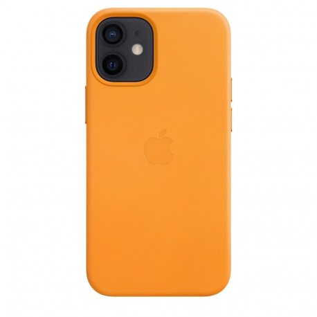 Чехол Apple iPhone 12 Mini Leather Case with MagSafe Baltic Blue (MHK83)