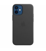Чехол Apple iPhone 12 Mini Leather Case with MagSafe Black (MHKA3)