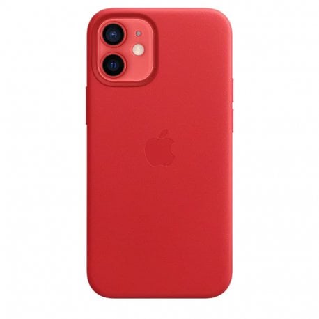 Чехол Apple iPhone 12 Mini Leather Case with MagSafe (Product)Red (MHK73)