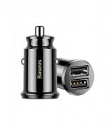 Автомобильное зарядное устройство Baseus Digital Display Dual USB 4.8A Car Charger 24W Silver (CCBX-0S)