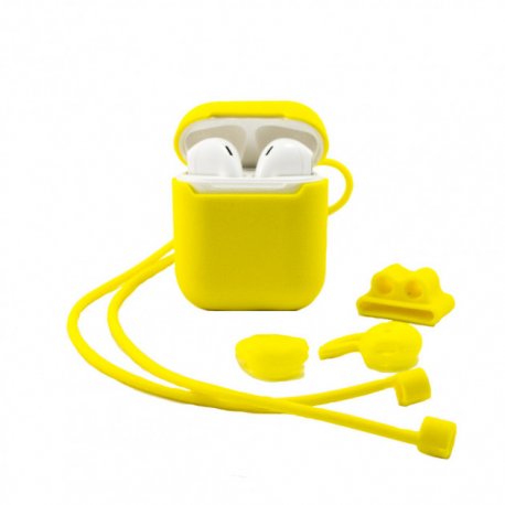 Чехол XO Silicone Case для Apple AirPods 1/2 Yellow