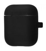 Чохол Silicone Case New with Carbine для Apple Airpods 1/2 Black